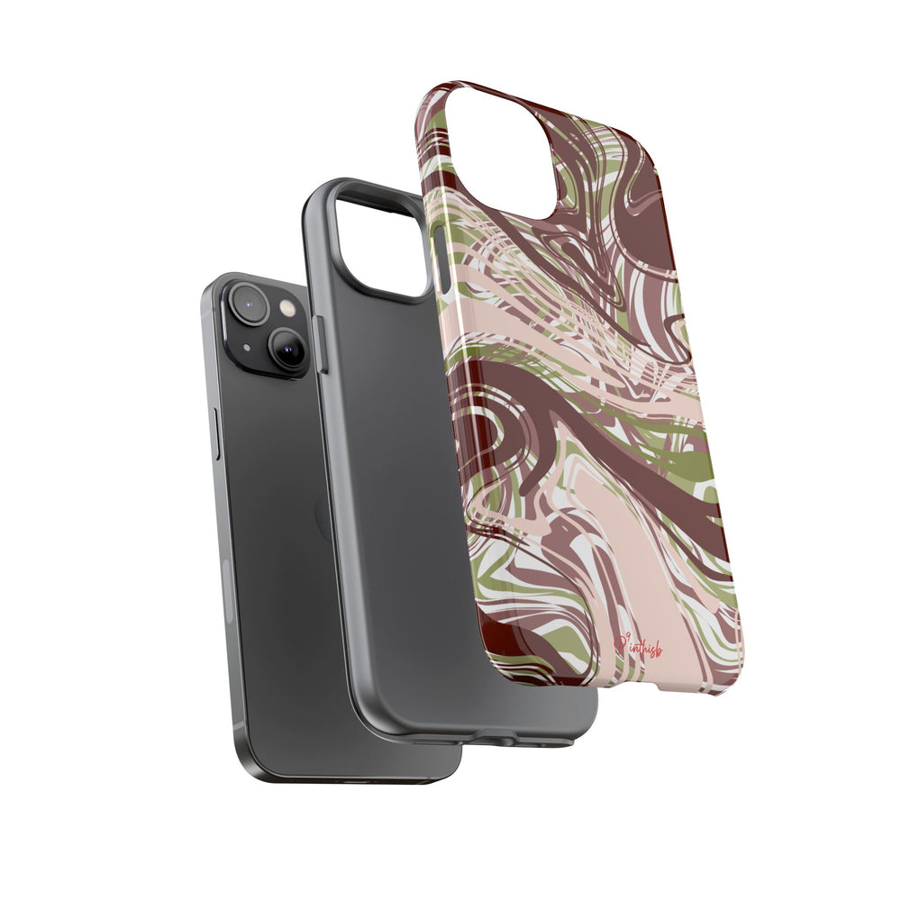 Abstract Marbled Tough Phone Case