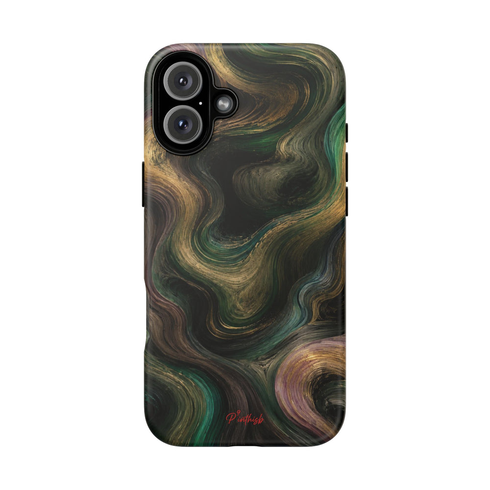 Marbled Forest Tough Phone Case