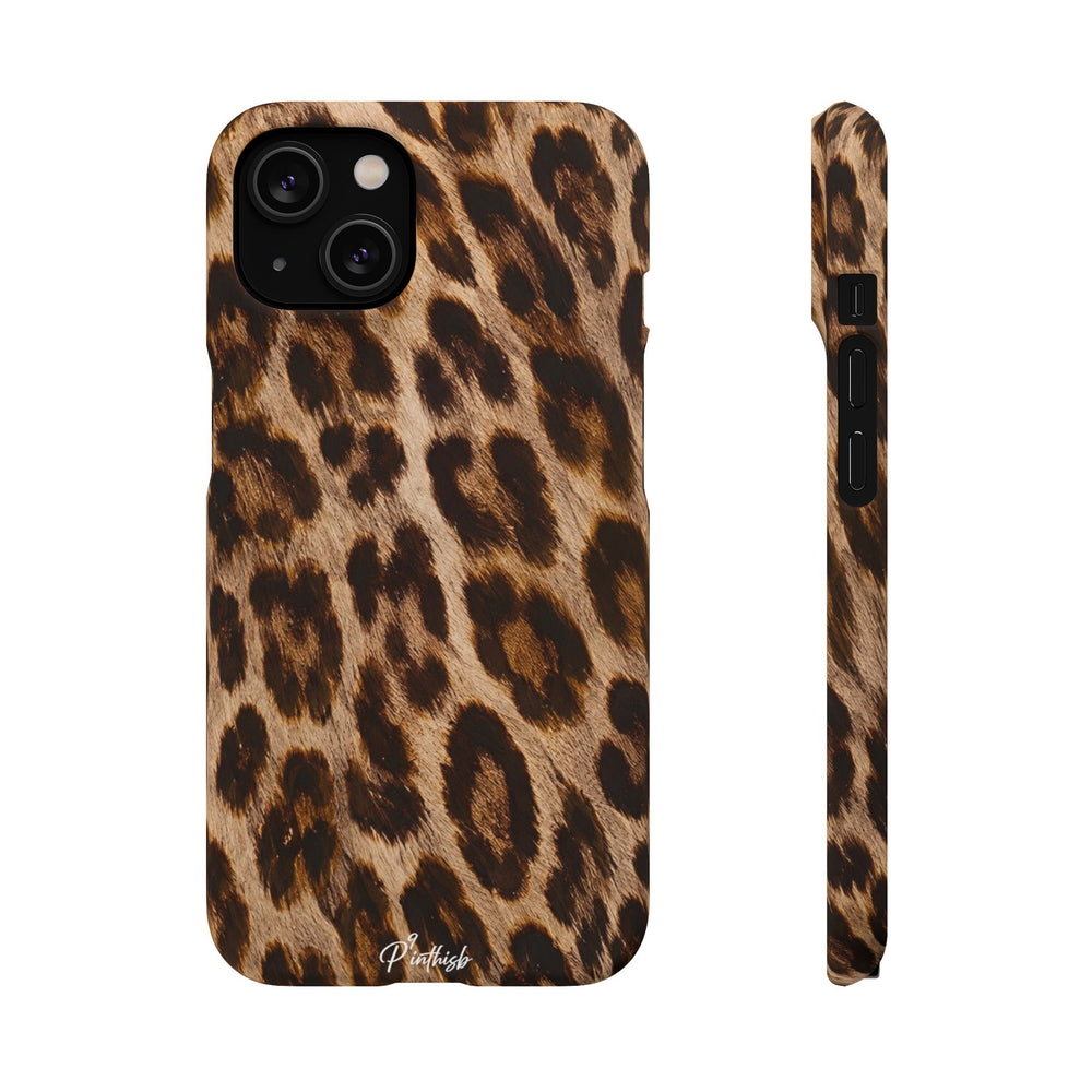 Leopard Print Snap Phone Case