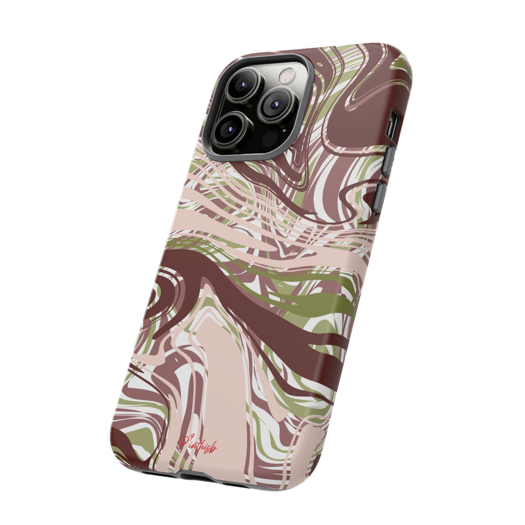 Abstract Marbled Tough Phone Case