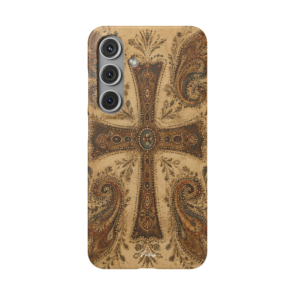 Cross Paisley Snap Case