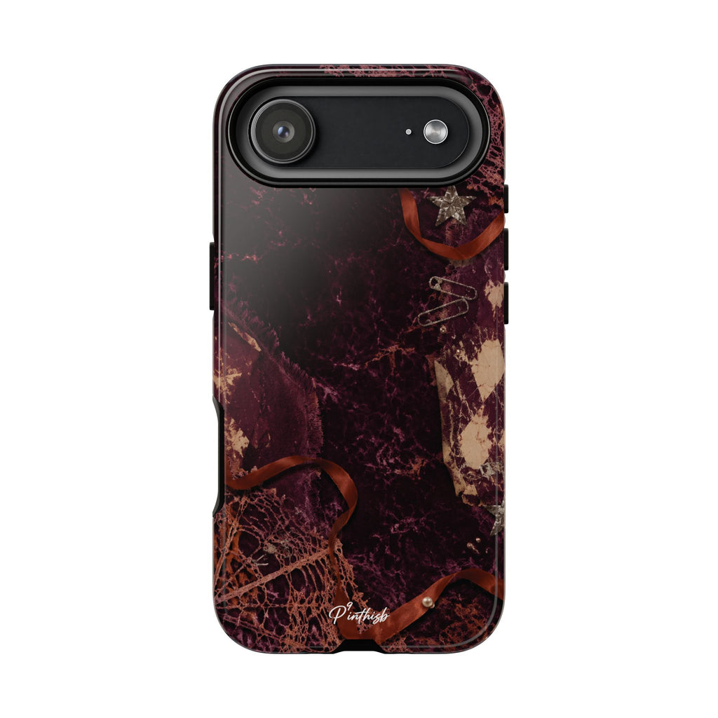 Dark Maroon Vintage Tough Case