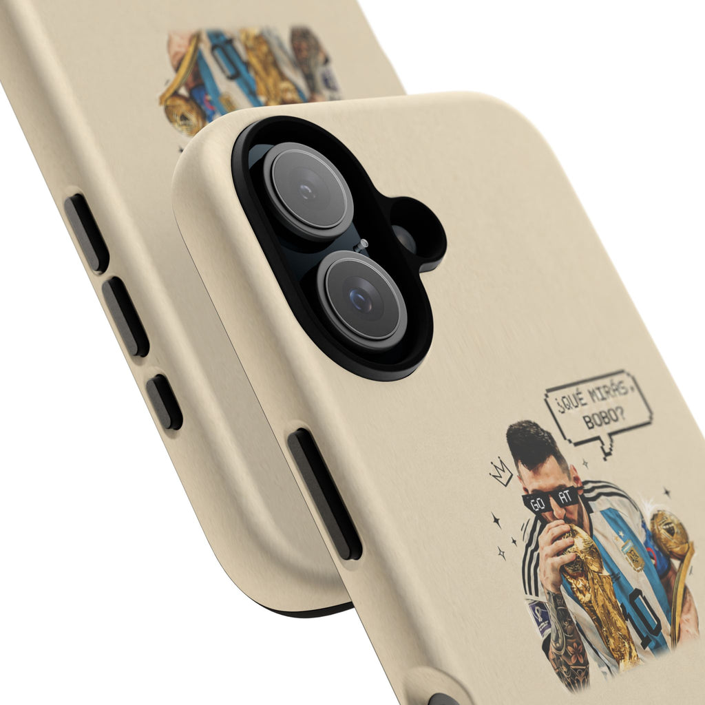 "G.O.A.T" Messi Tough Phone Case