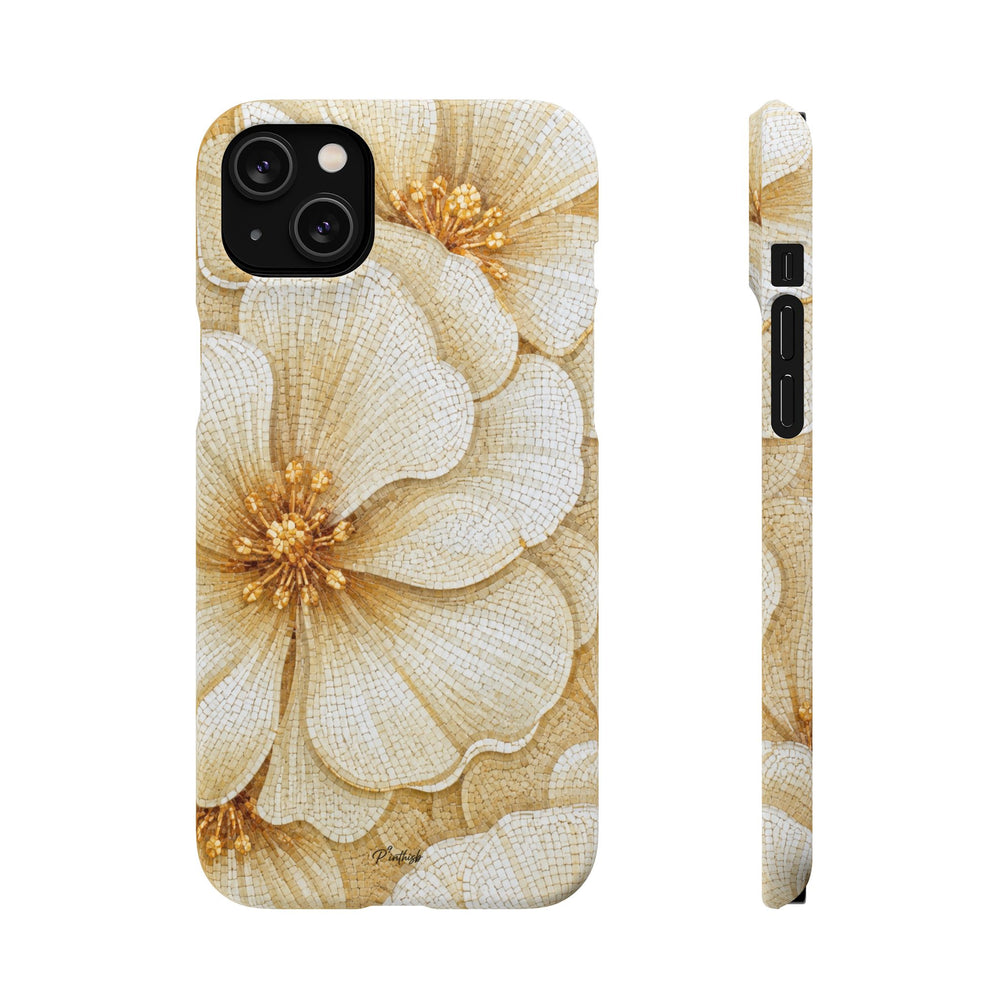 Floral Gold Bloom Snap Case