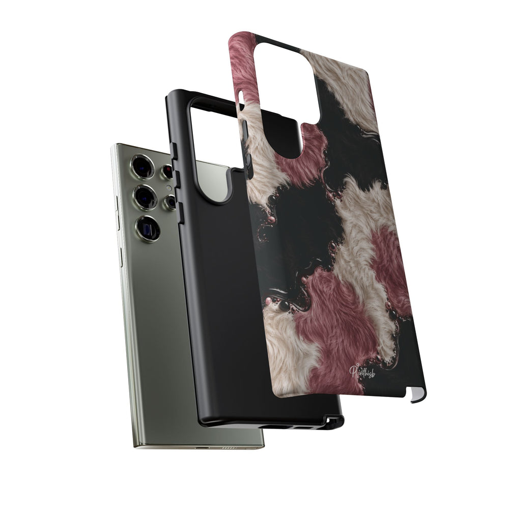 Cow Print Swirl Tough Case