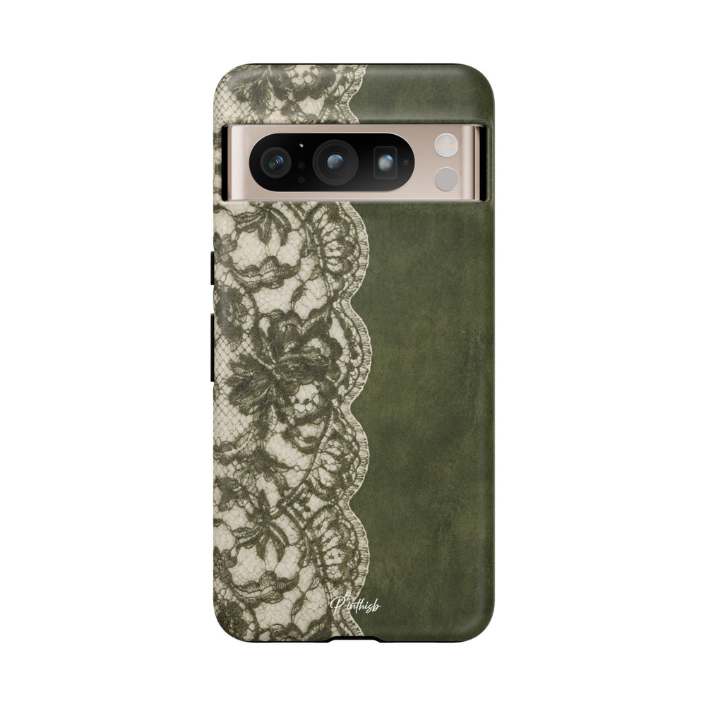 Olive Lace Tough Case