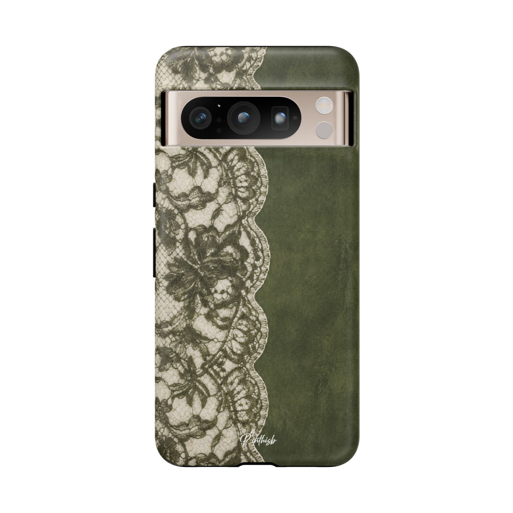 Olive Lace Tough Case