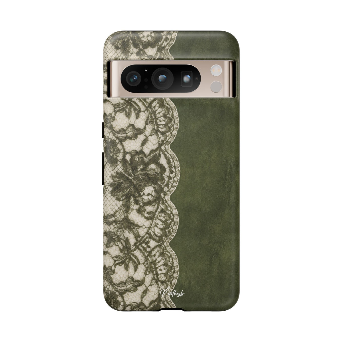 Olive Lace Tough Case