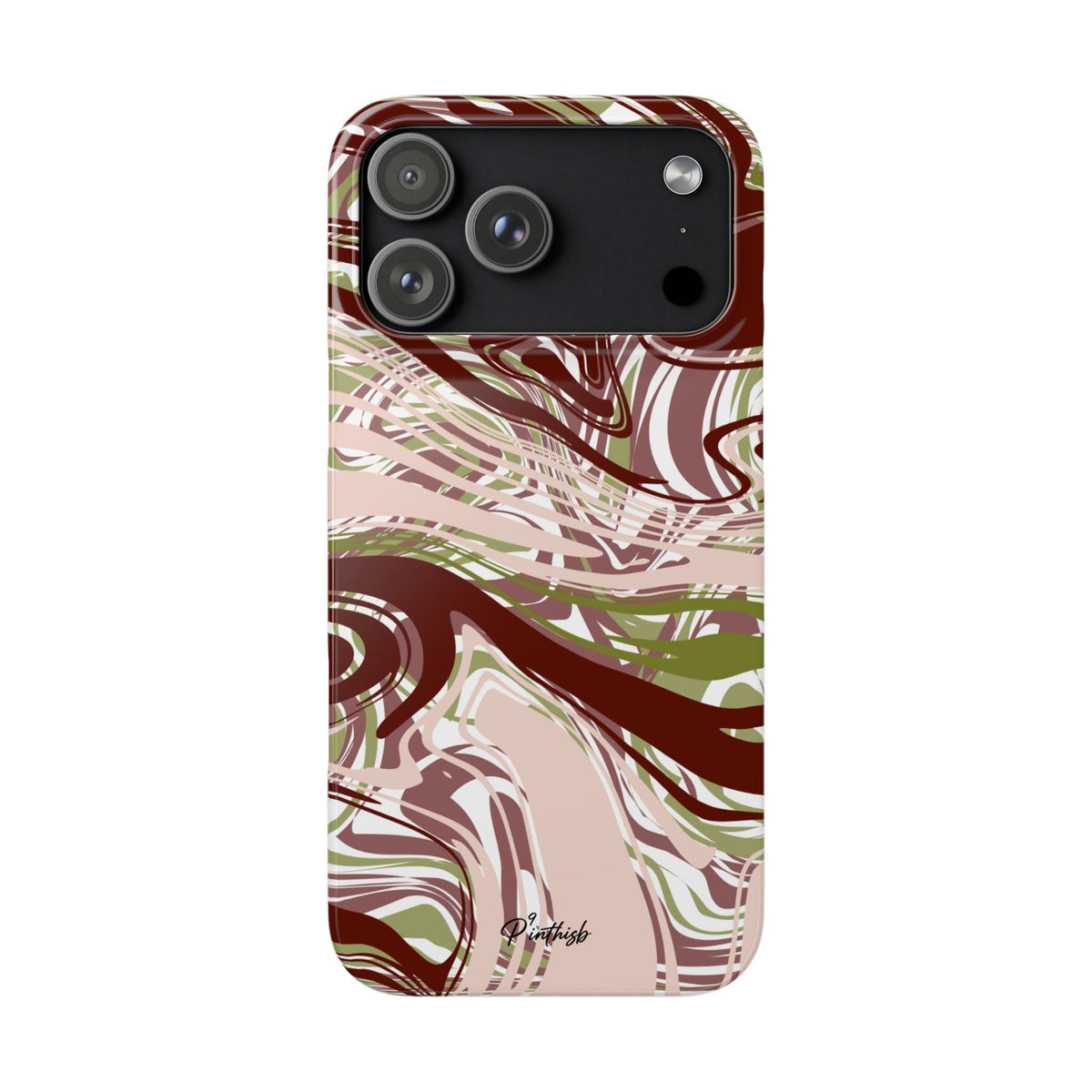 Abstract Marbled Snap Phone Case