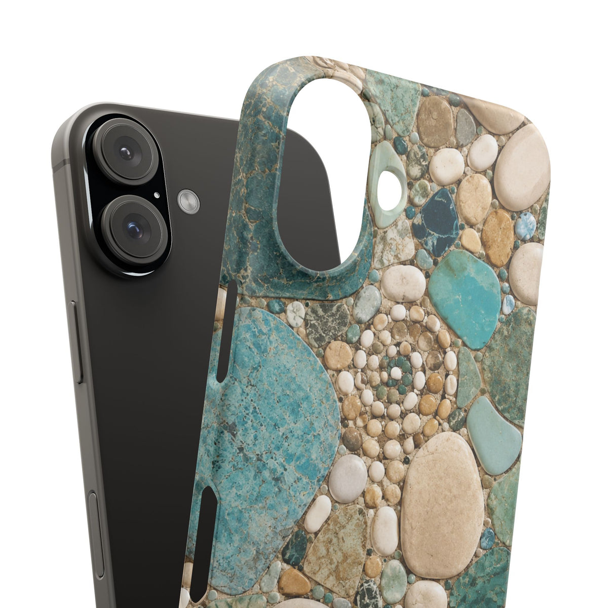 Sea Glass Mosaic Snap Case