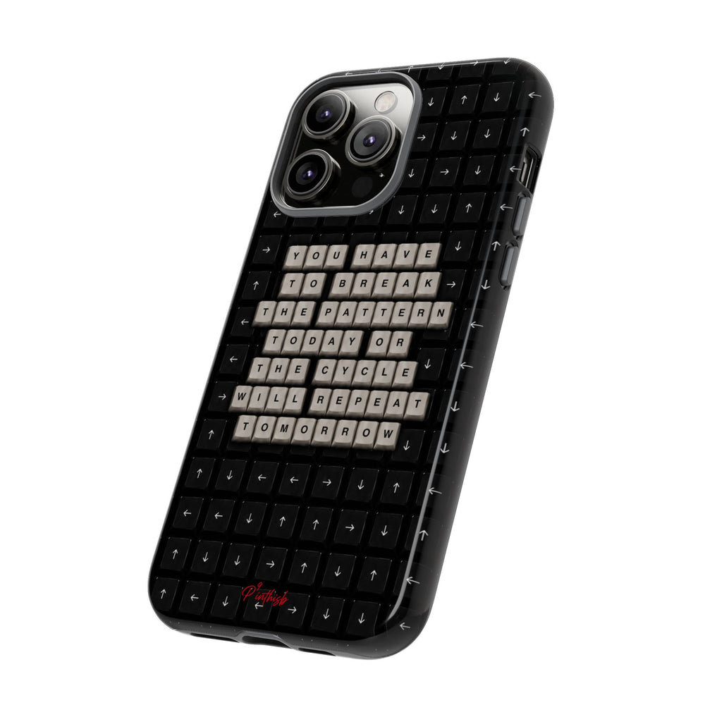 "Break the pattern" Keyboard Tough Case