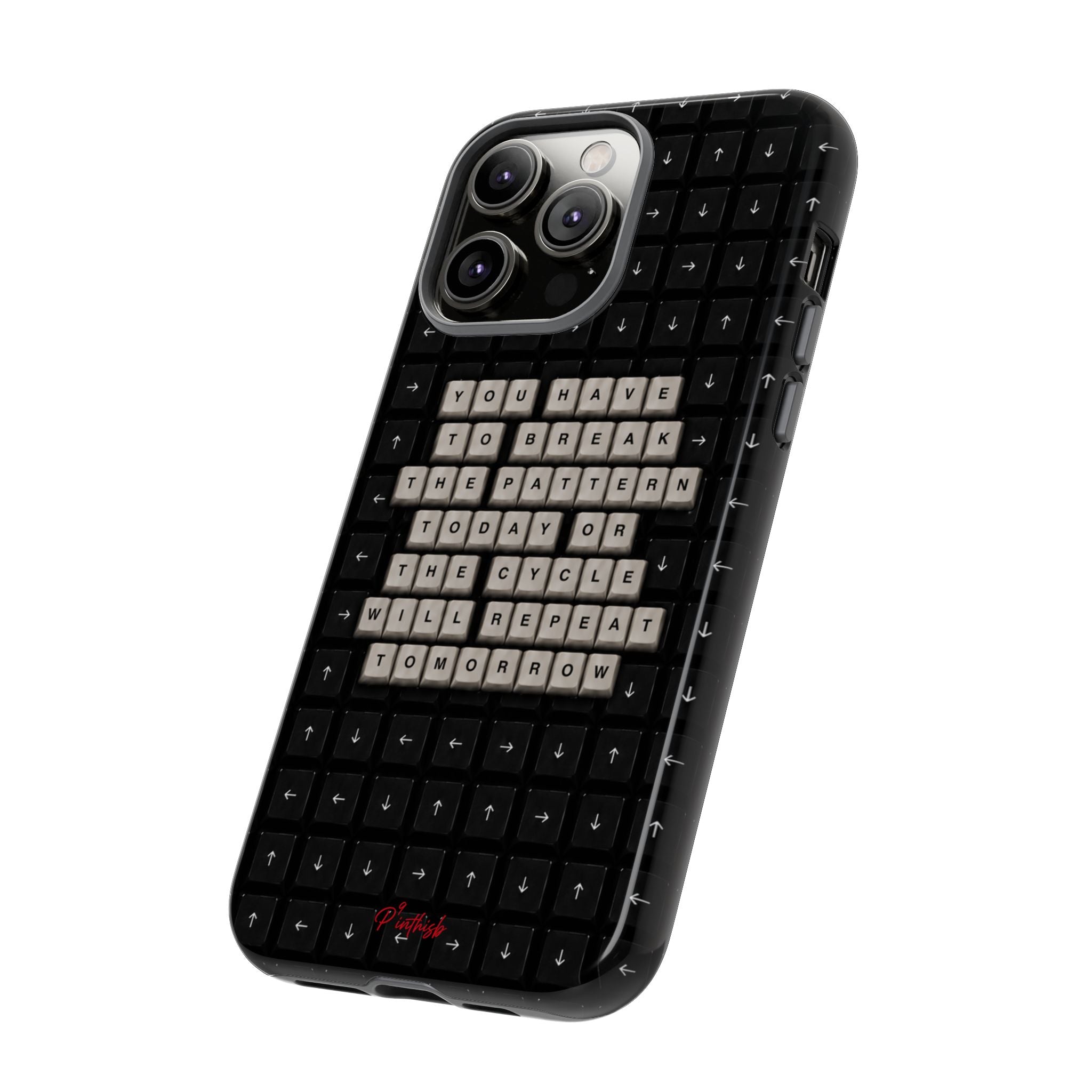 "Break the pattern" Keyboard Tough Case