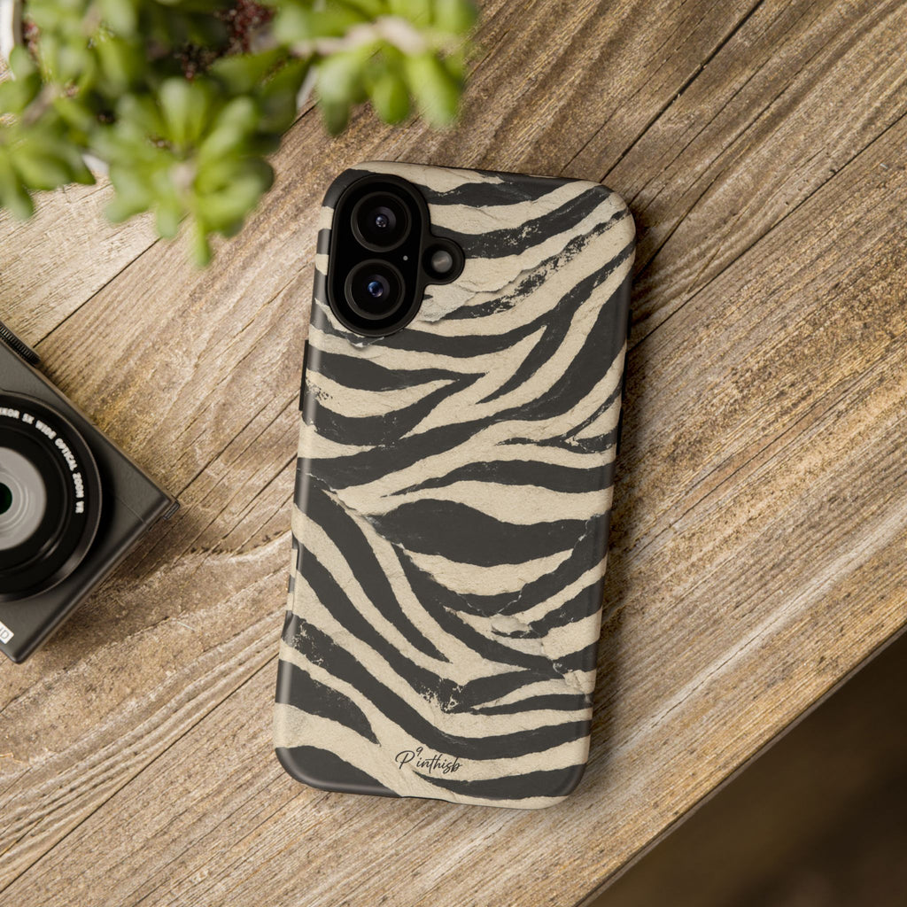 Zebra Stripe Tough Phone Case