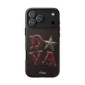 Geometric Blue Diamond Tough Phone Case