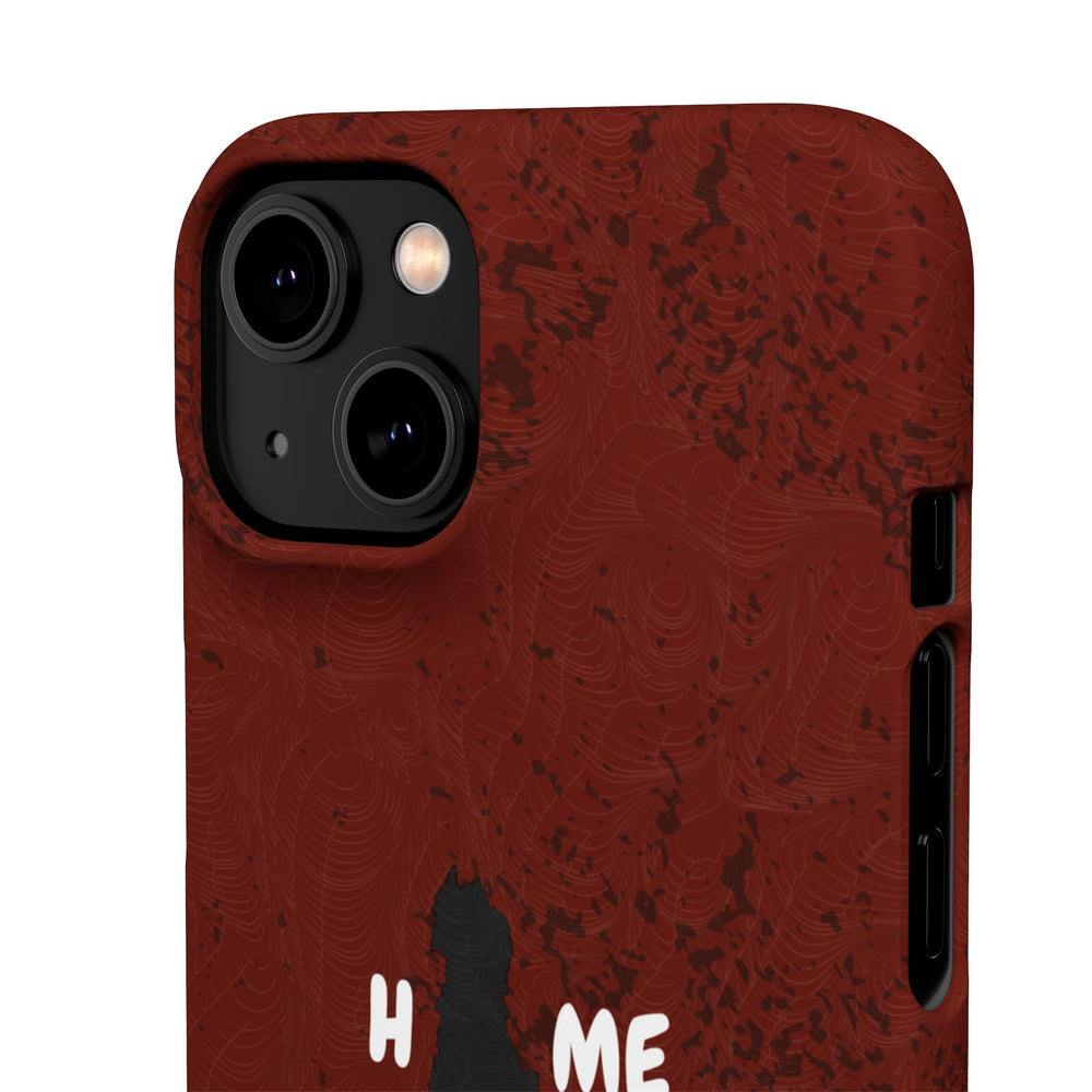 "HOME" Albania Snap Case