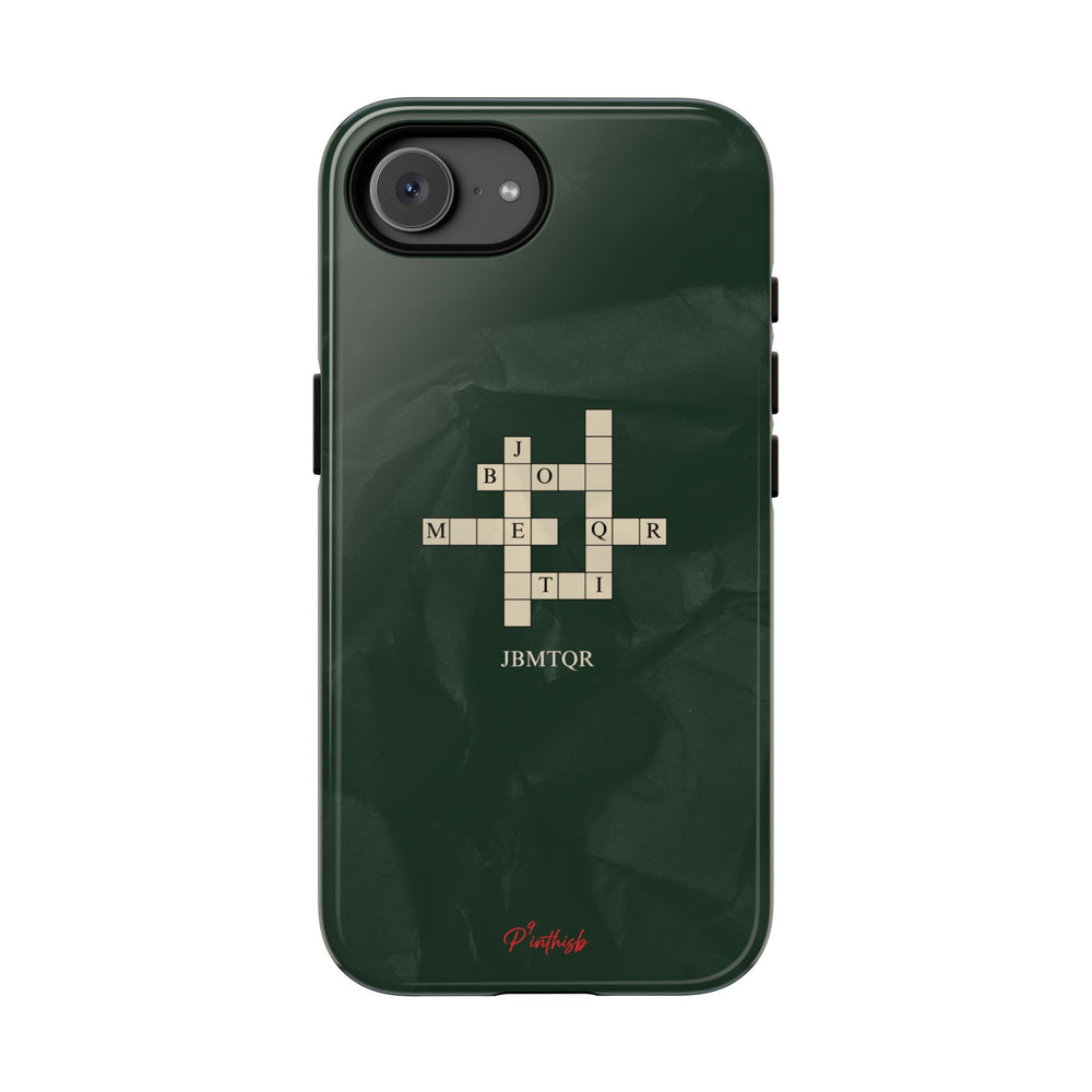 "JBMTQR crossword" Tough Phone Case