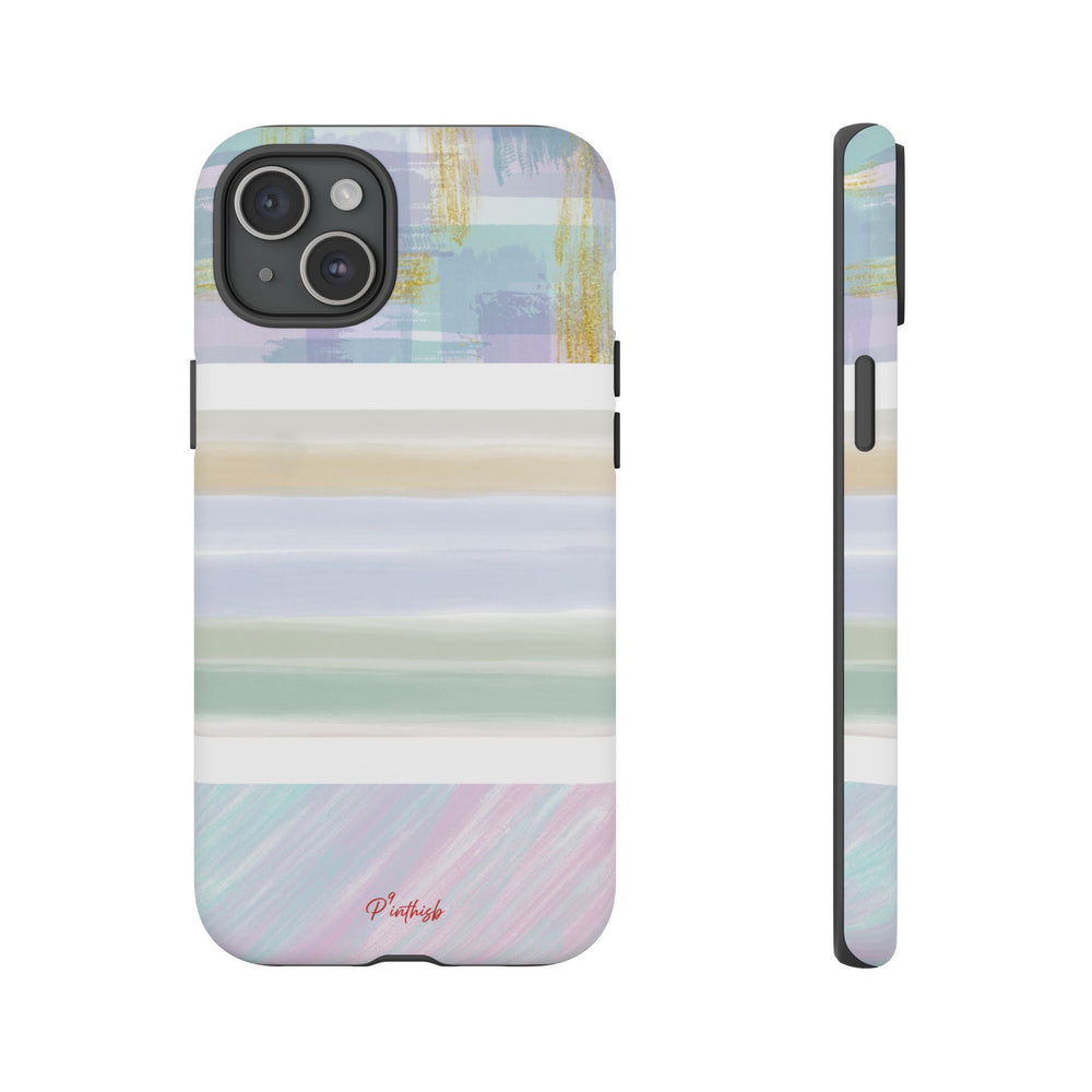 Pastel Stripe Tough Phone Case