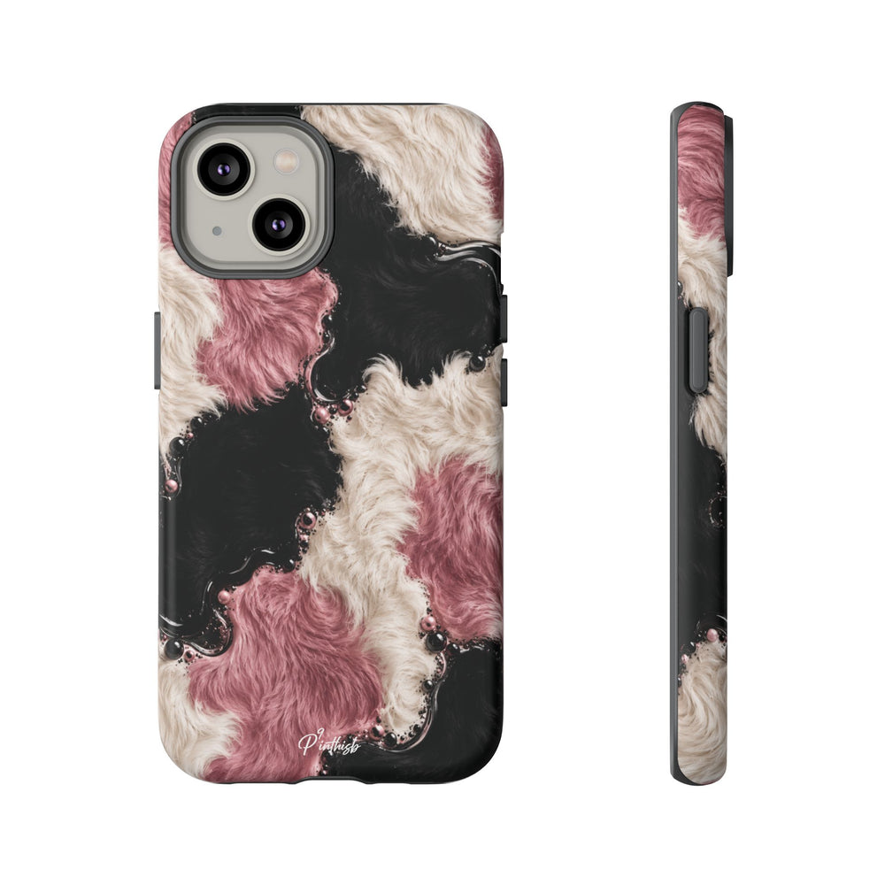 Cow Print Swirl Tough Case