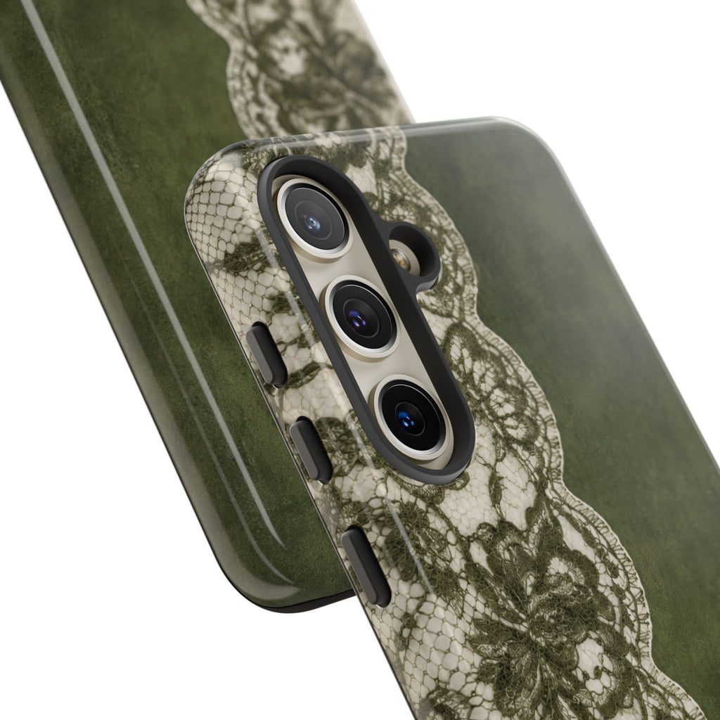 Olive Lace Tough Case