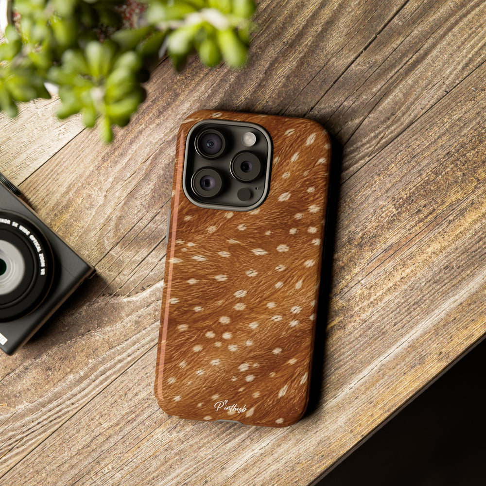 Caramel Deer Pattern Tough Case