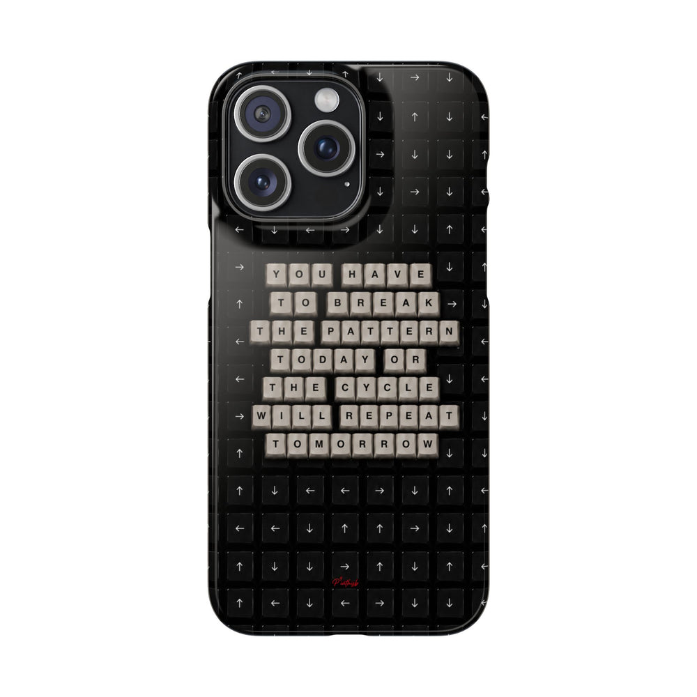 "Break the pattern" Keyboard Snap Case
