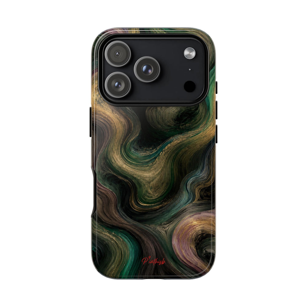 Marbled Forest Tough Phone Case
