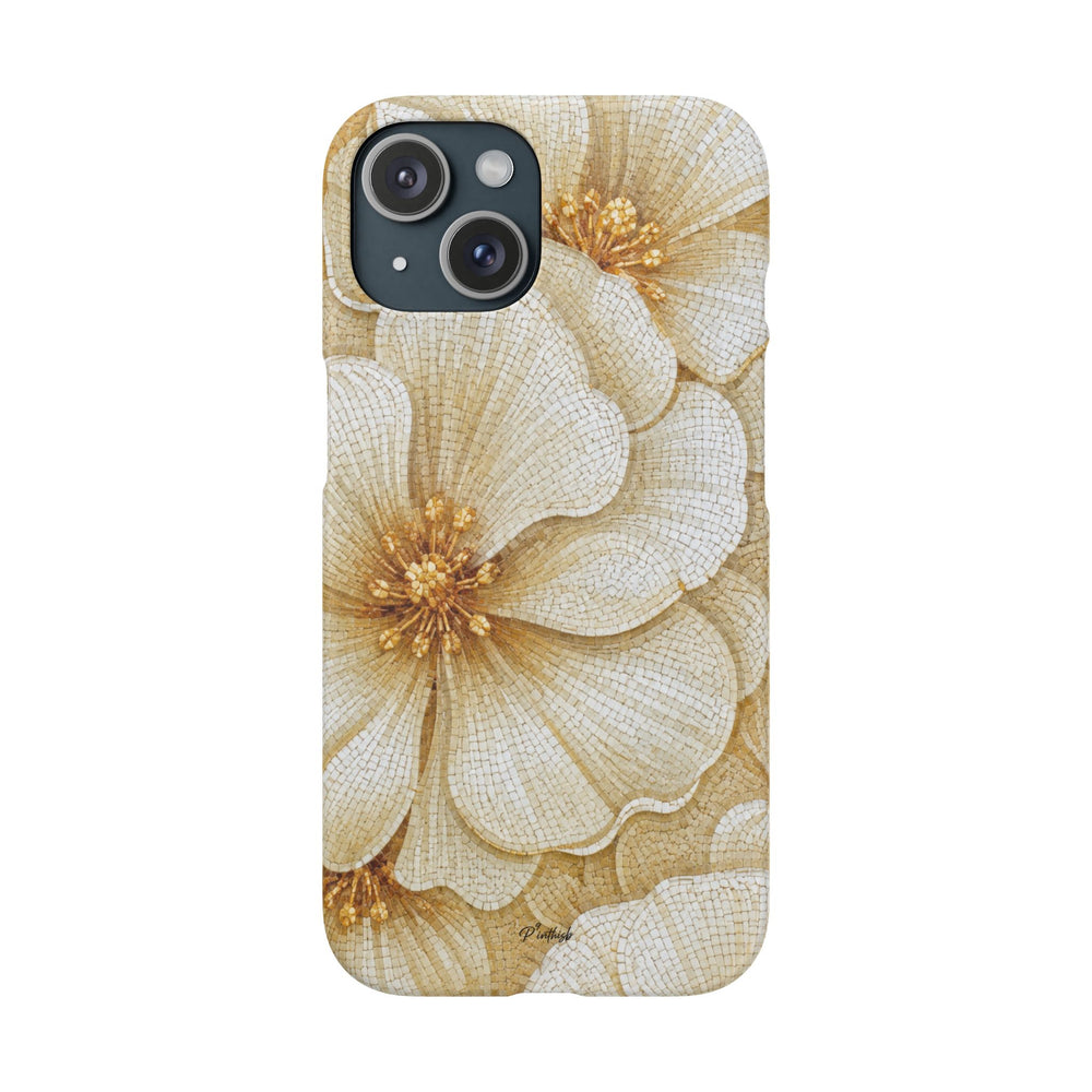 Floral Gold Bloom Snap Case