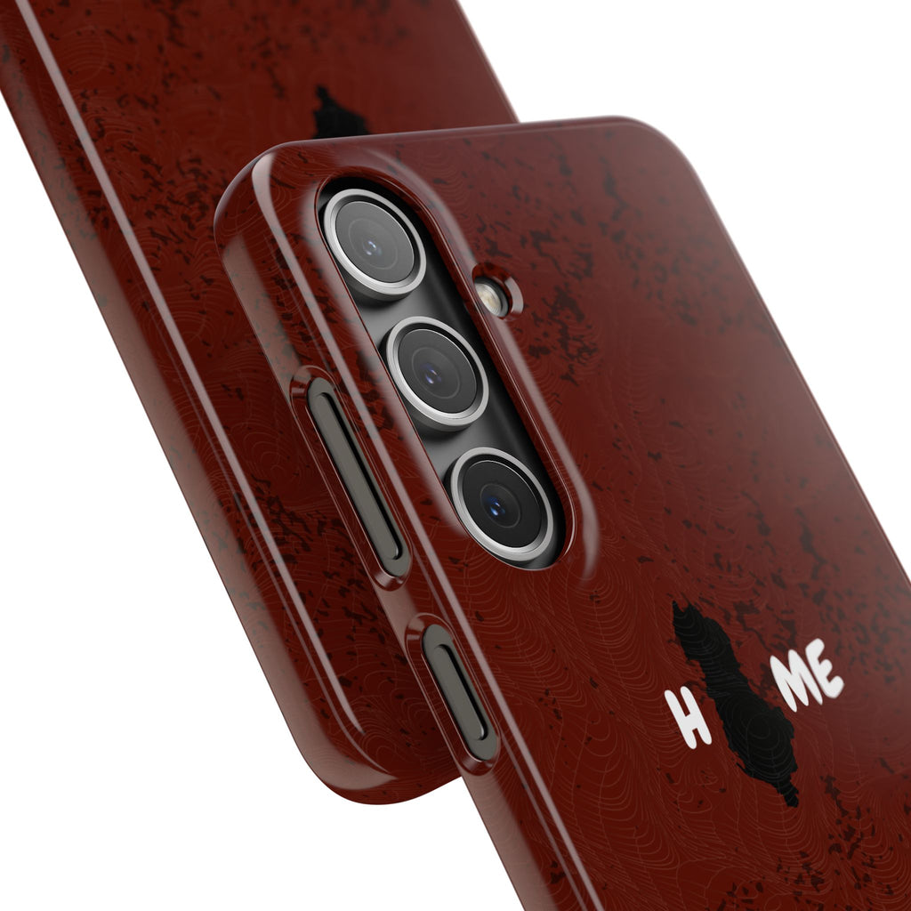 "HOME" Albania Snap Case
