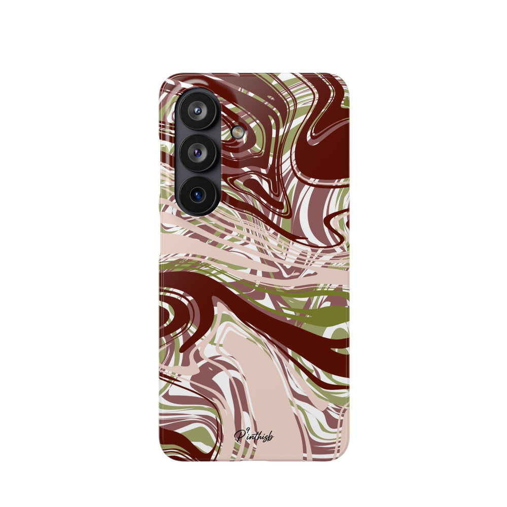 Abstract Marbled Snap Phone Case