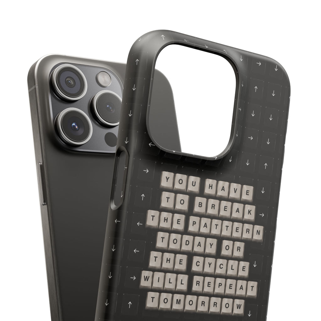 "Break the pattern" Keyboard Snap Case