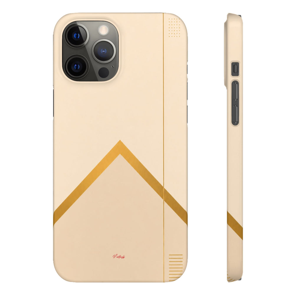 Gold Malboro Inspired Snap Phone Case