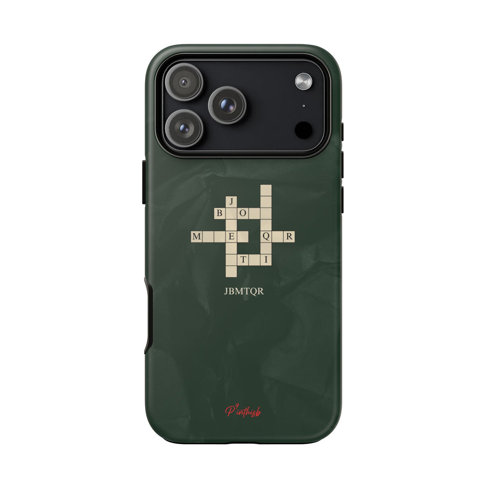 "JBMTQR crossword" Tough Phone Case