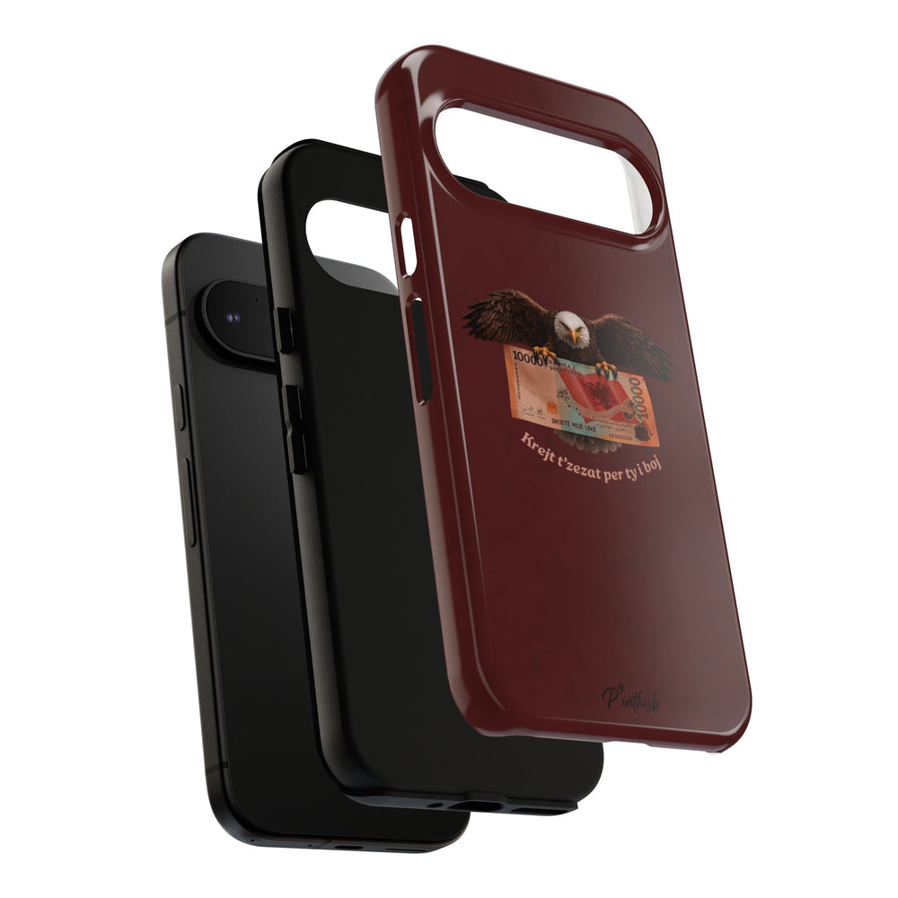 "Krejt t'zezat për ty i boj" Albanian Tough Phone Case