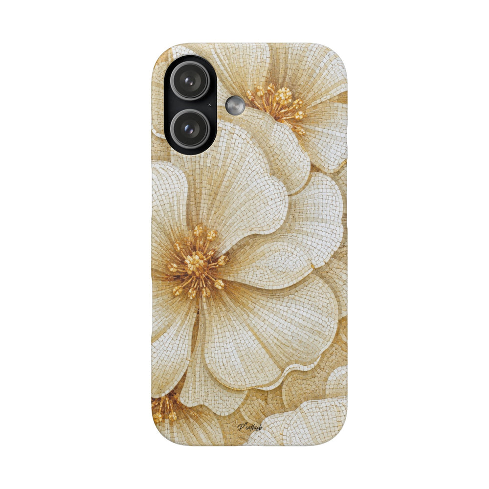 Floral Gold Bloom Snap Case