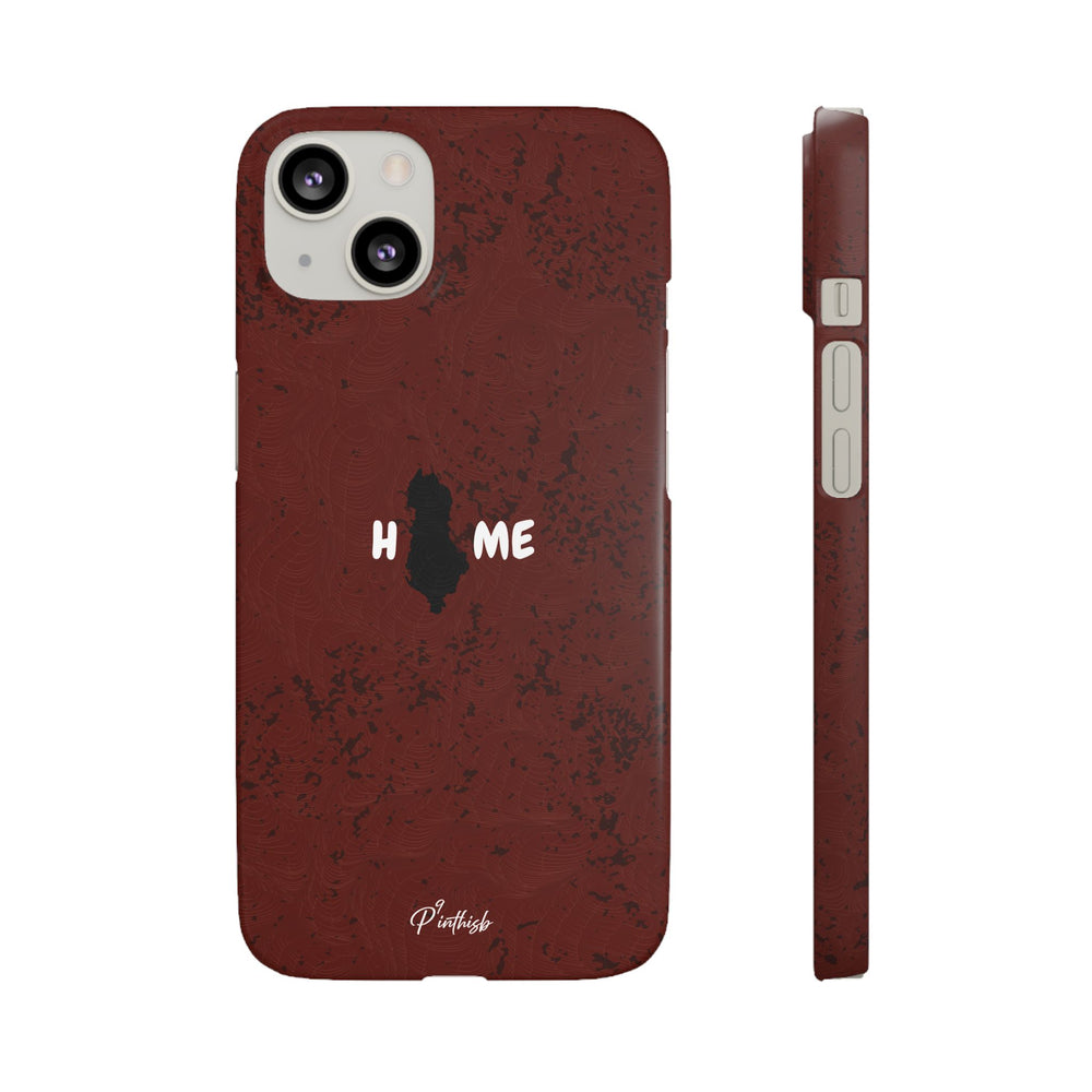 "HOME" Albania Snap Case