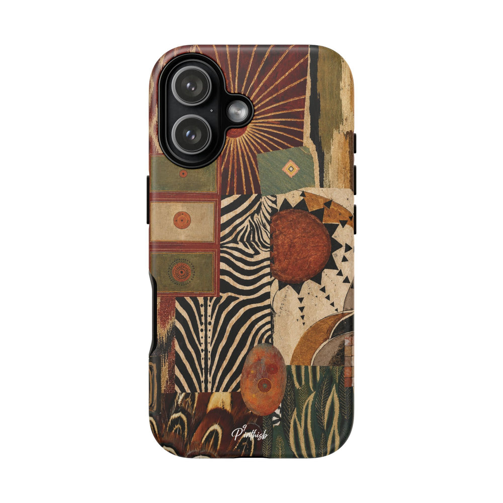 Abstract Boho Collage Tough Case