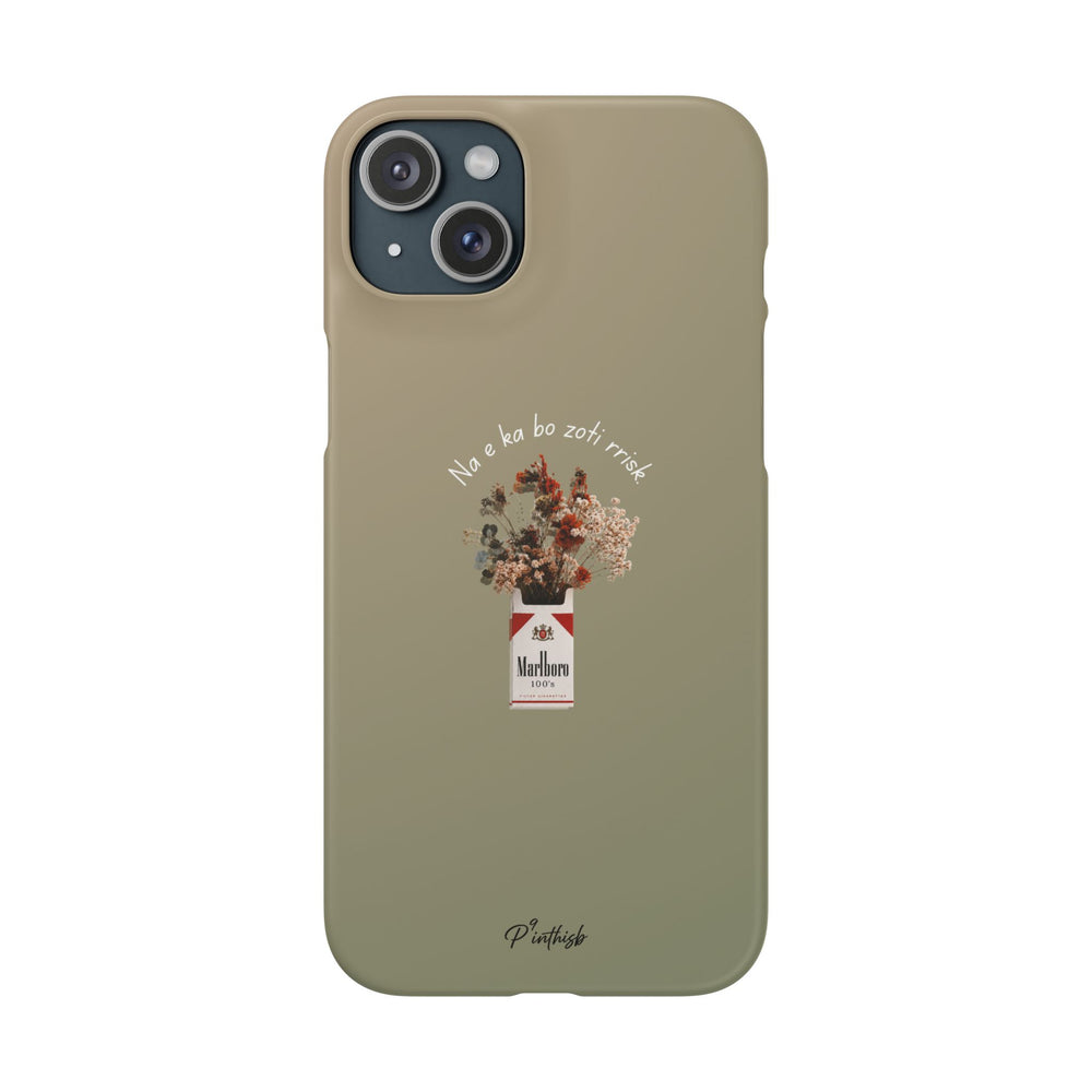 "Na e ka bo zoti rrisk." Snap Phone Case