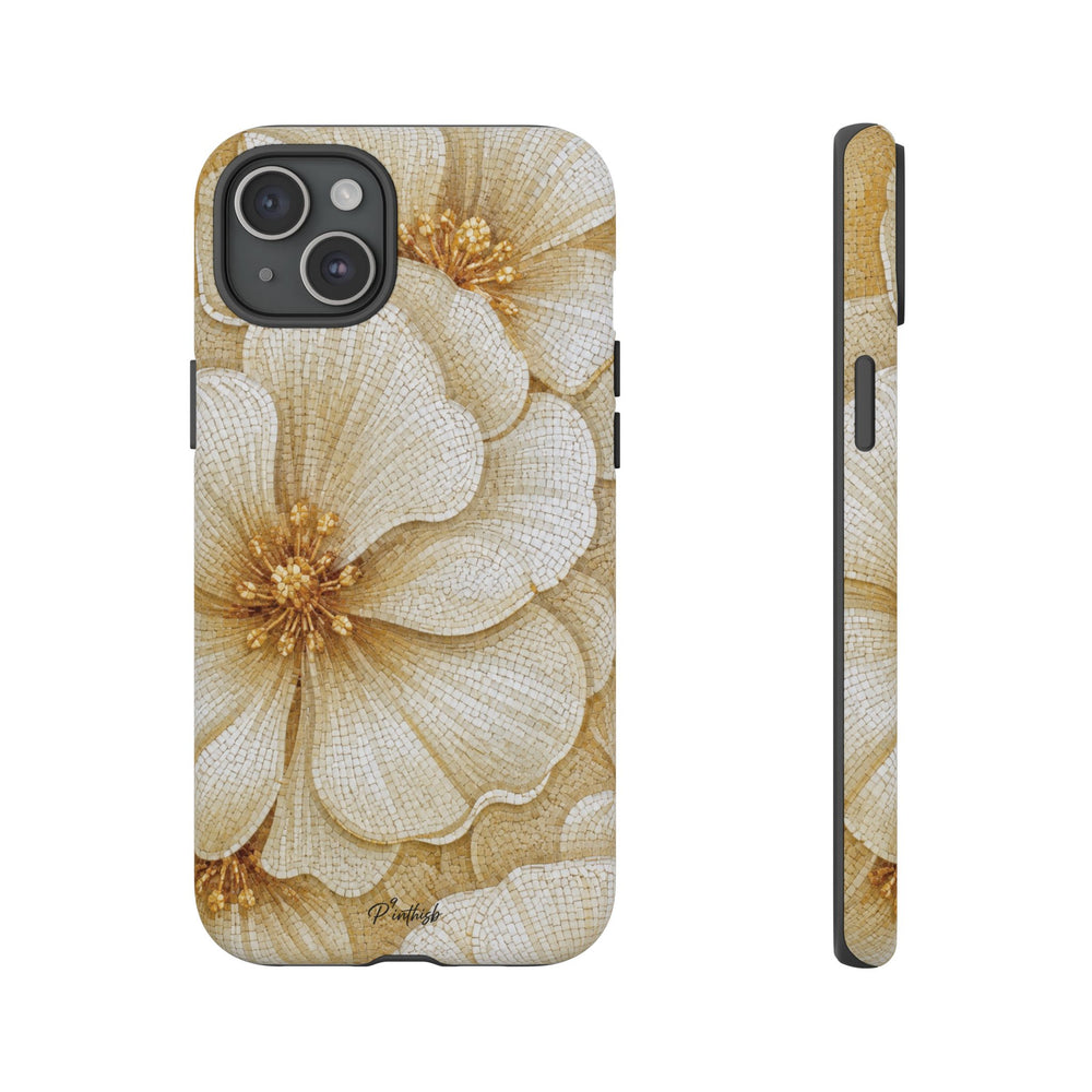 Floral Gold Bloom Tough Case