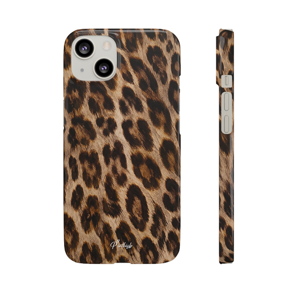 Leopard Print Snap Phone Case