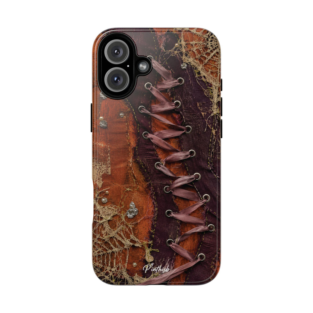 Vintage Leather Lace Tough Case