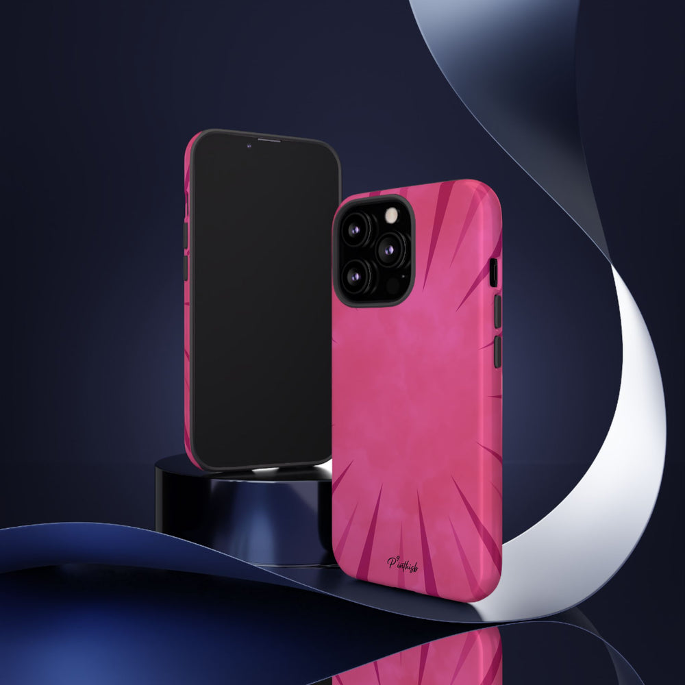 Pink Burst Tough Phone Case