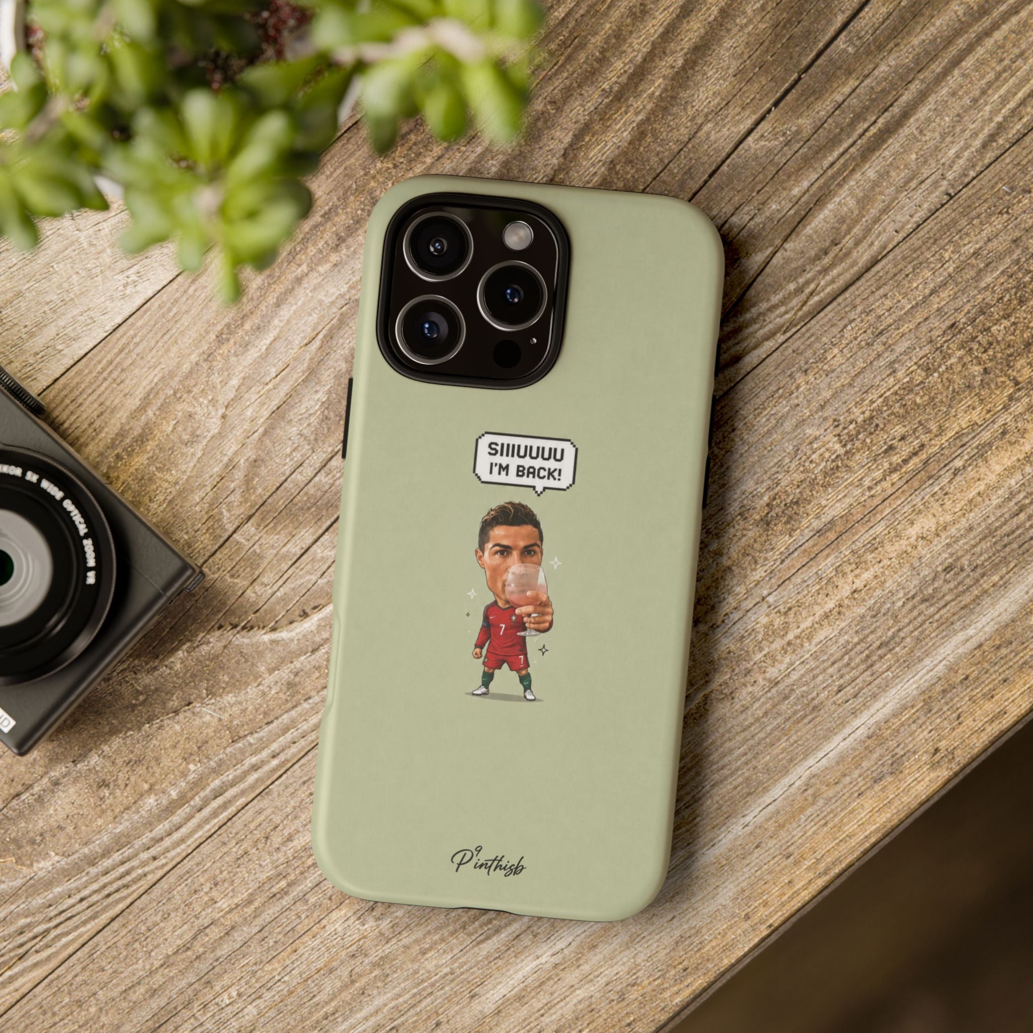 "SIIUUU, I'M BACK" CR7 Tough Phone Case