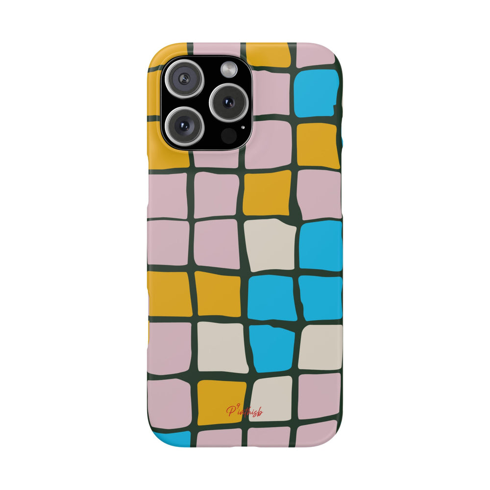 Color Grid Snap Phone Case