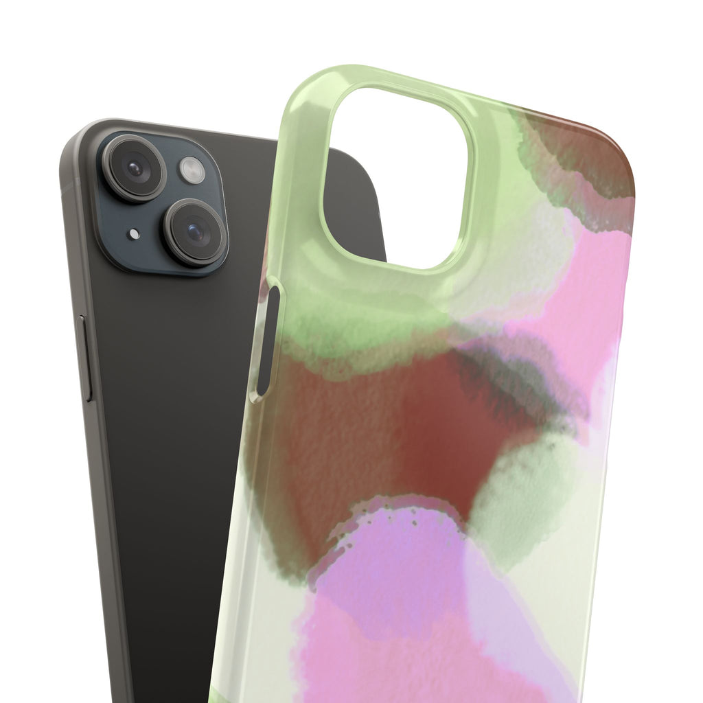 Abstract Pastel Camouflage Snap Phone Case
