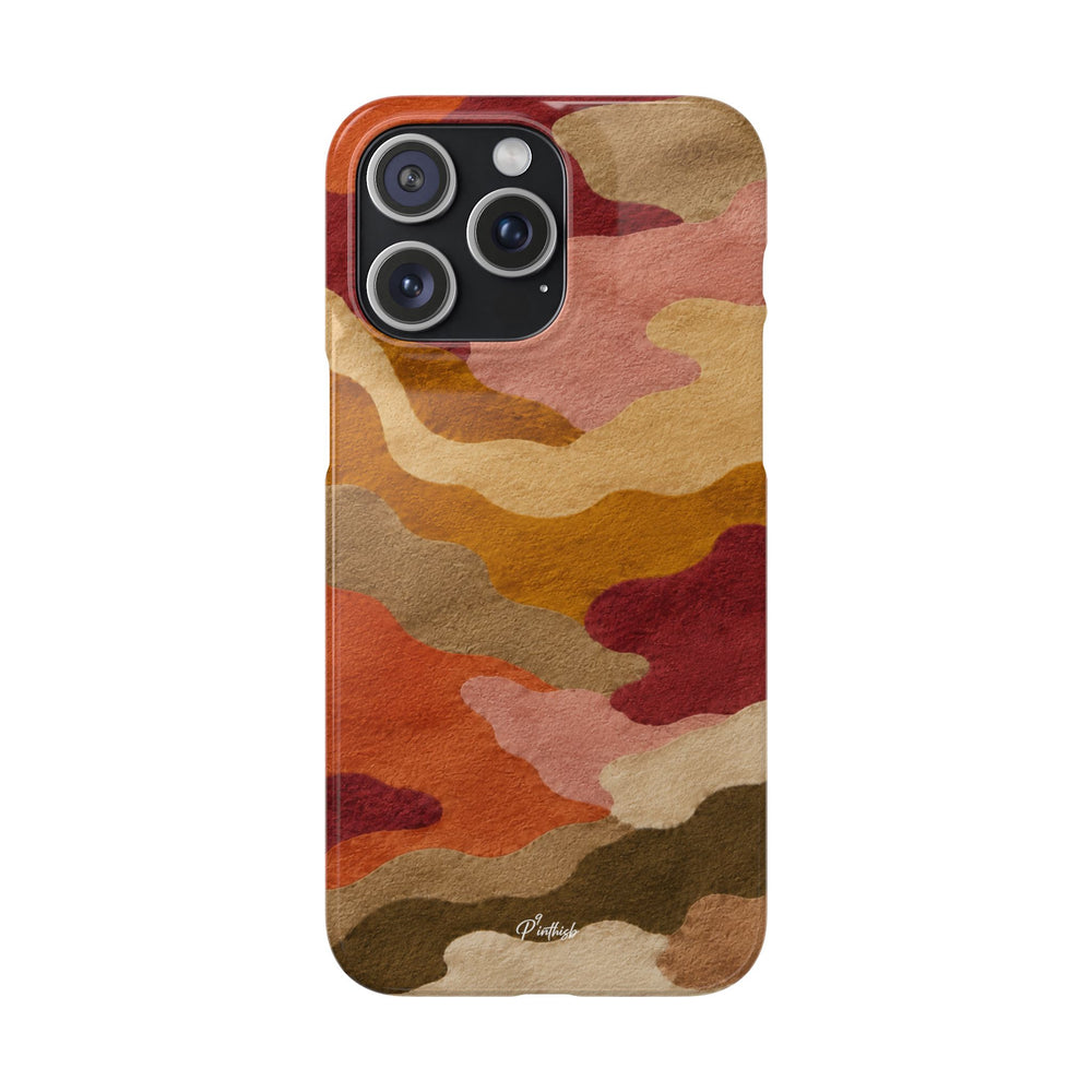 Watercolour Camo Snap Case