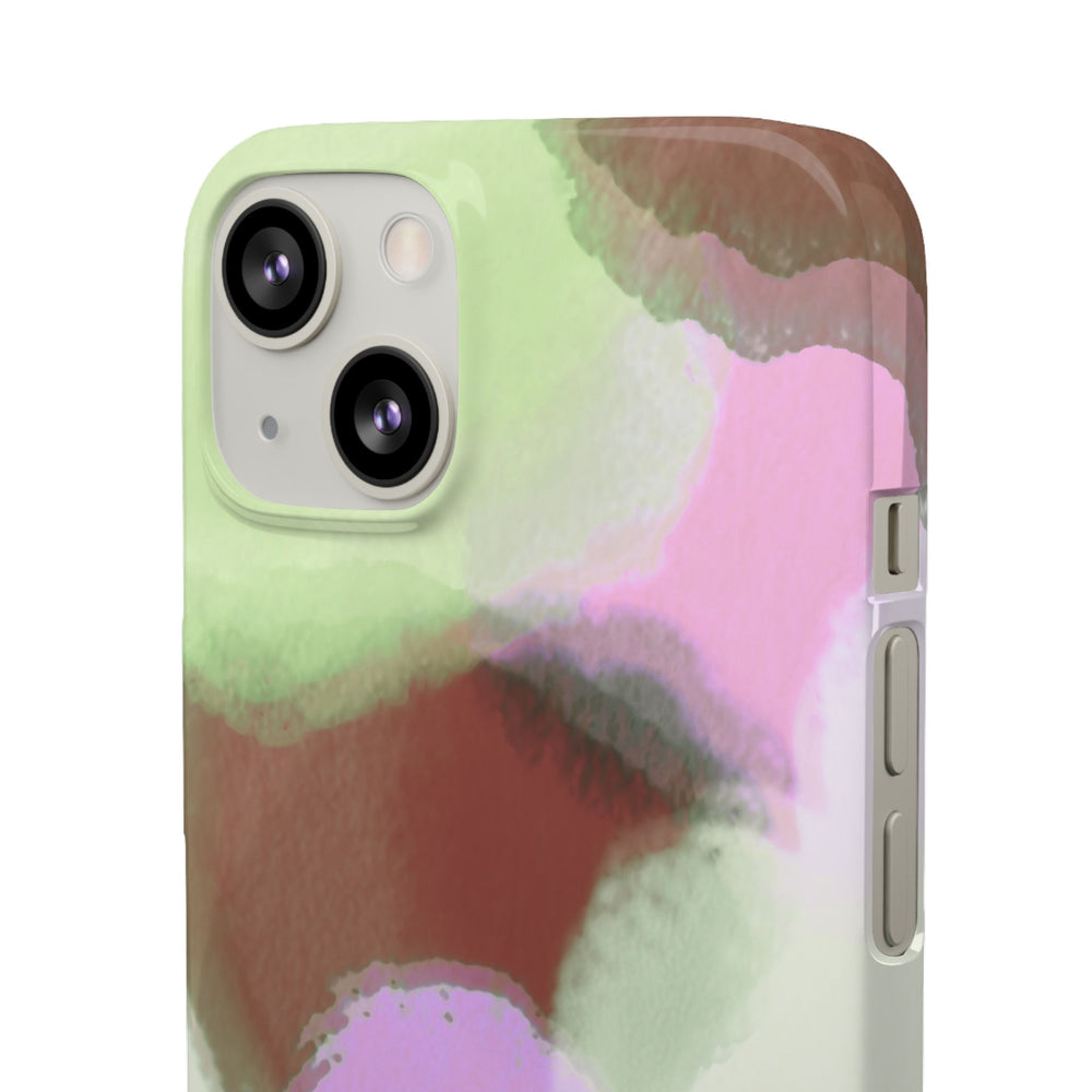Abstract Pastel Camouflage Snap Phone Case