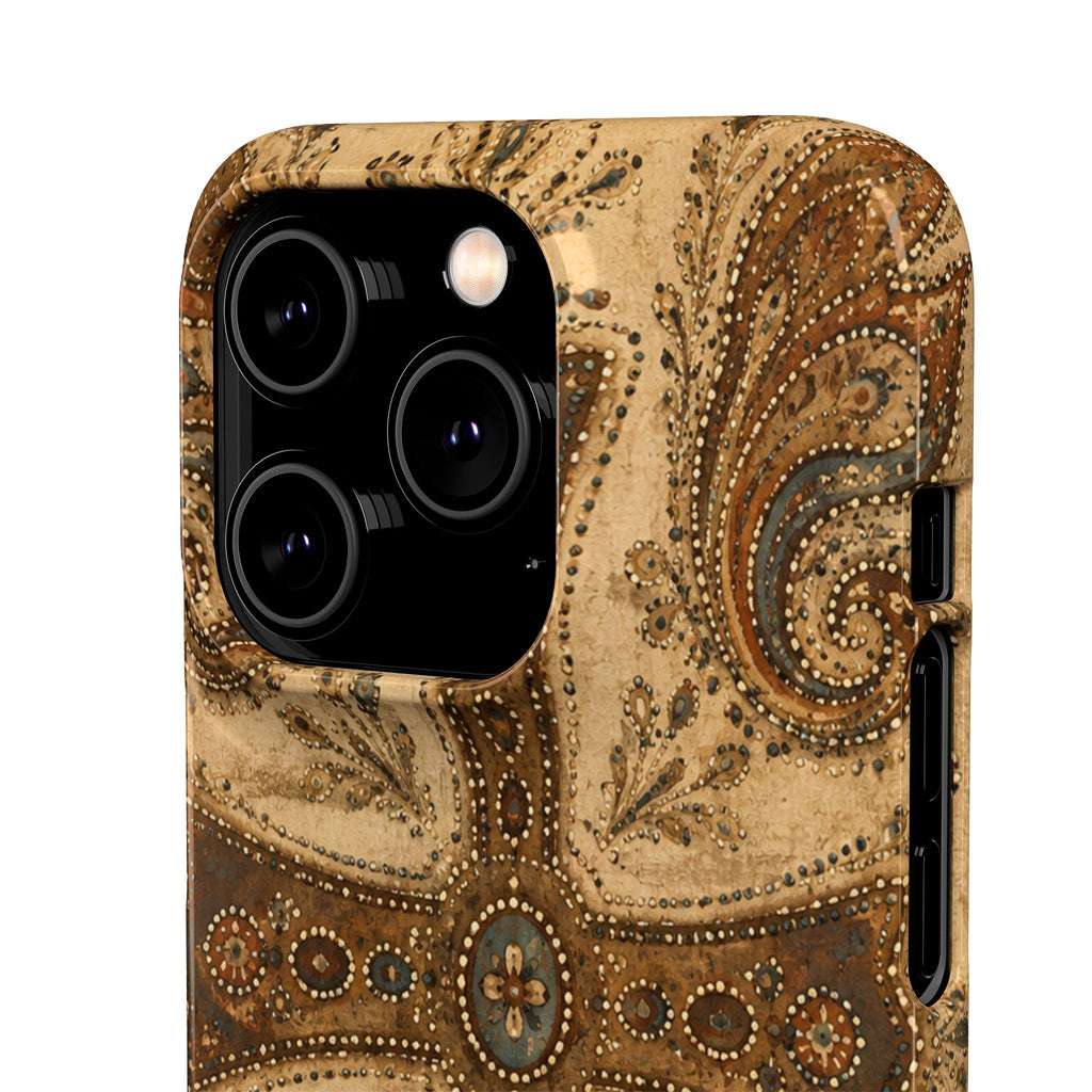 Cross Paisley Snap Case