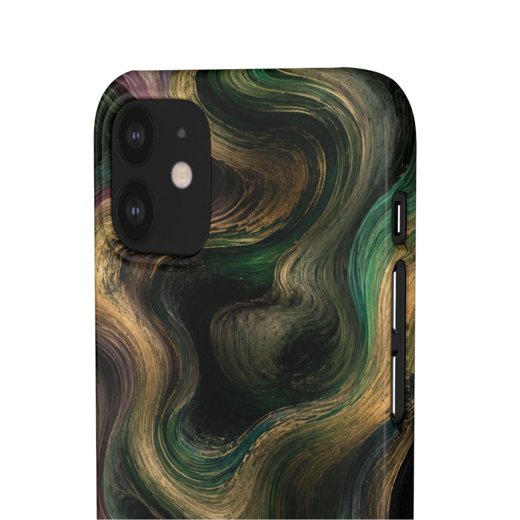 Marbled Forest Snap Phone Case
