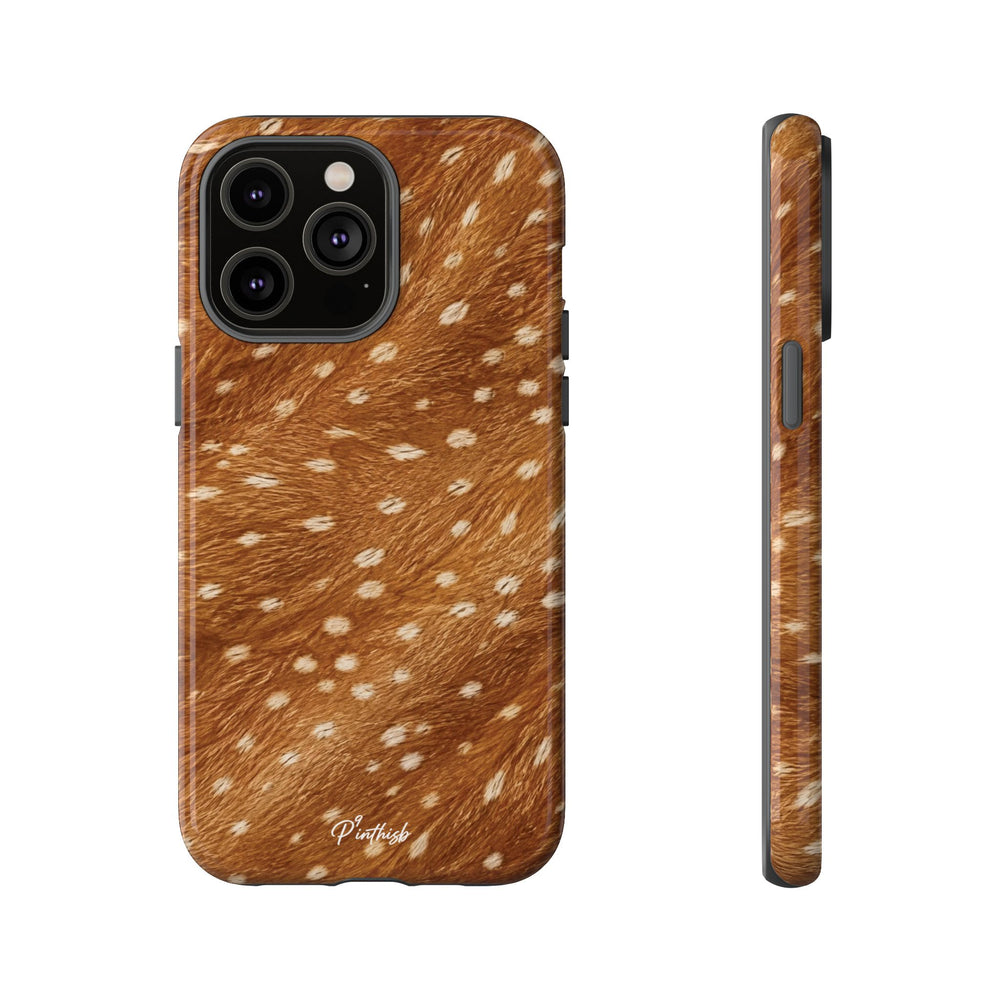 Caramel Deer Pattern Tough Case