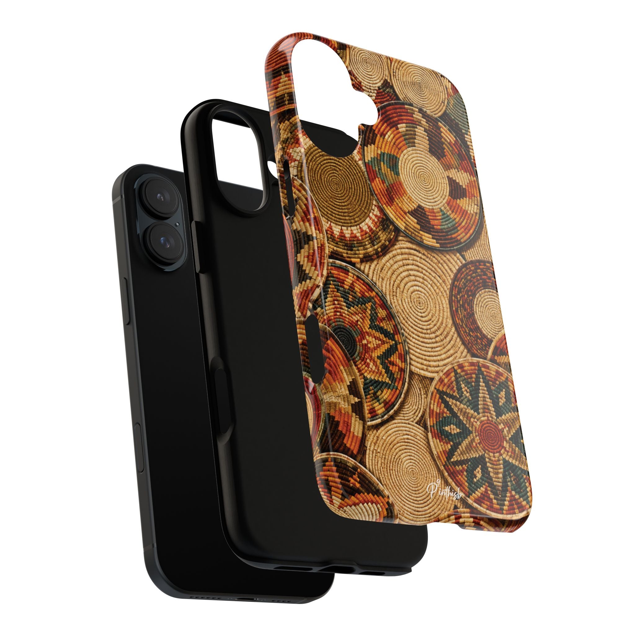 Bohemian Woven Basket Pattern Tough Case